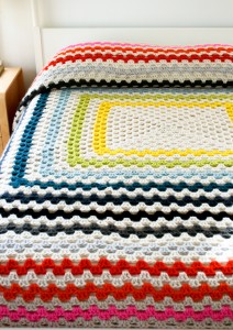 giant granny square blanket