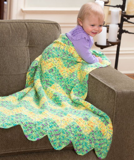chevron baby blanket crochet