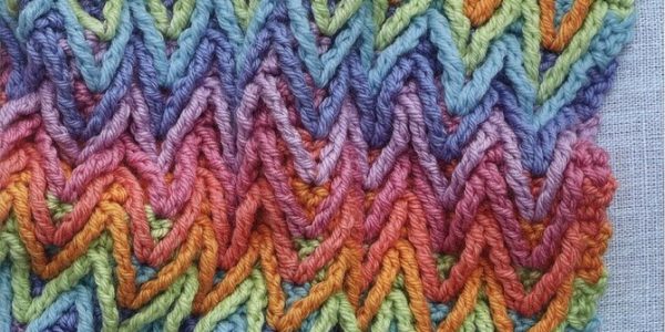 Ripple V Stitch Crochet Blanket