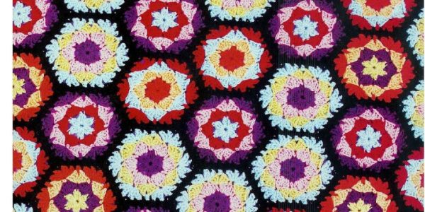 Crochet Hexagon Blanket Pattern