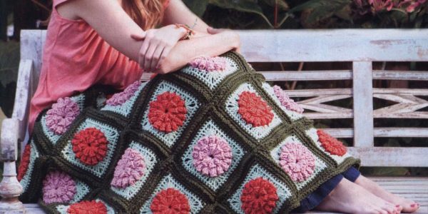 Dahlia Throw Crochet Pattern