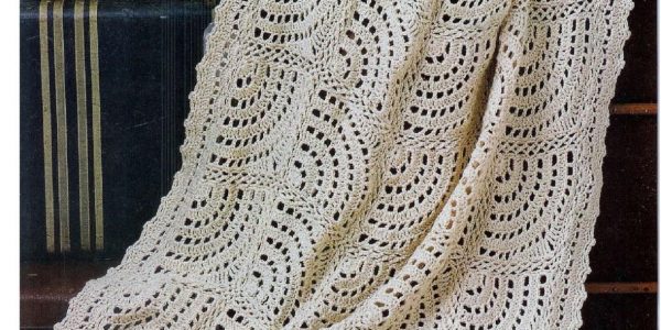 Swirling Fans Crochet Blanket Pattern Free